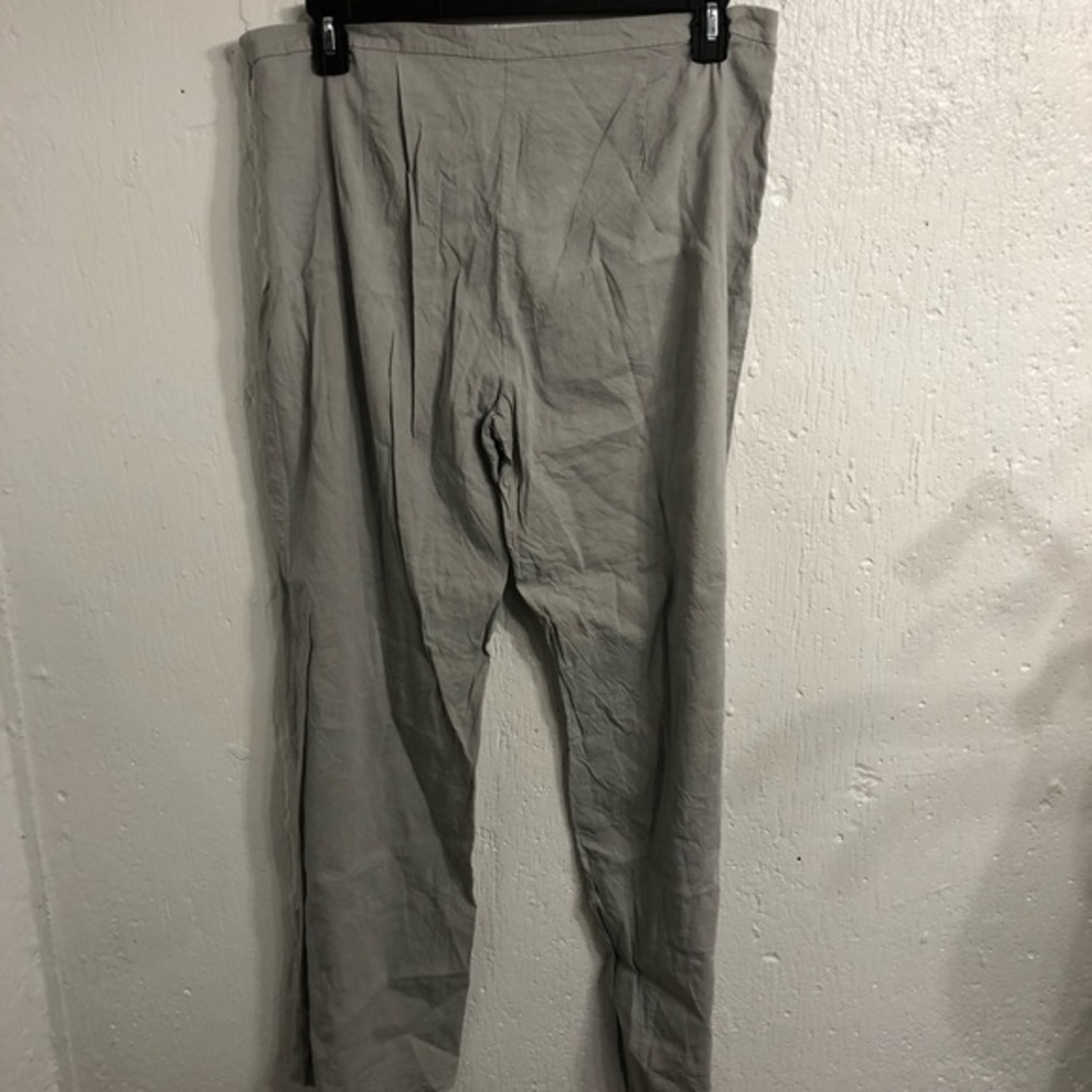 Eileen Fisher Lightweight Gray Relaxed Fit Pants 16 - Picture 5 of 6